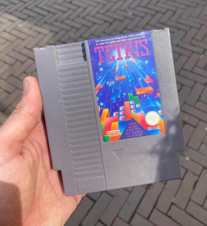Tetris nes cardridge, Spelcomputers en Games, Games | Nintendo NES, Puzzel en Educatief, 1 speler, Ophalen of Verzenden, Zo goed als nieuw