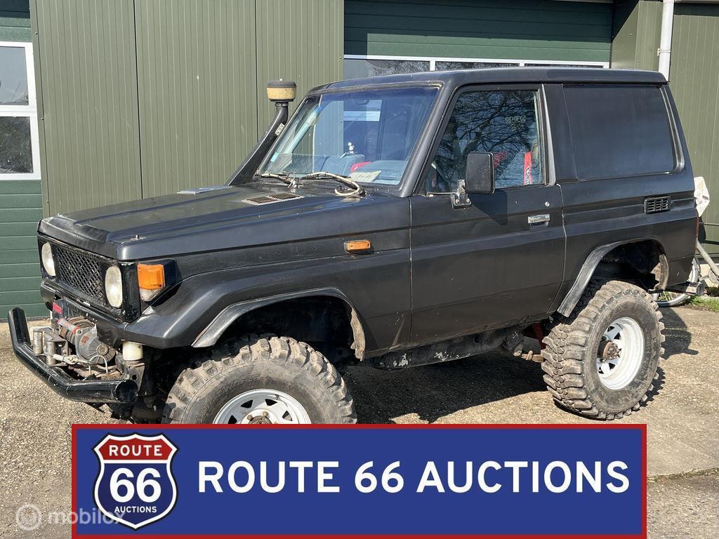 Toyota Land Cruiser | 1991 | Route 66 Auctions, Auto's, Overige carrosserieën, Zwart, Bedrijf, Handgeschakeld