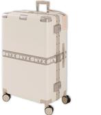 ONYX Check-in koffer 100 Liter - TSA slot-Sand wit. Nieuw!!!, Wieltjes, Hard kunststof, 45 tot 55 cm, Nieuw