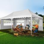 Easy-Up Tent. Vouwtent. Pop-Up-Tent. 3x6m. Waterdicht. Wit, Opvouwbaar, Partytent, Nieuw, Ophalen of Verzenden