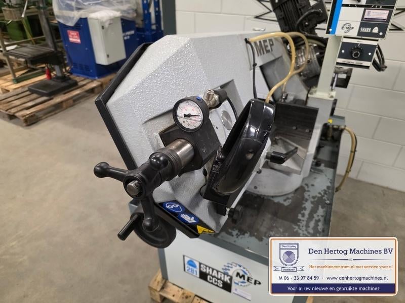 MEP 281 CCS rond 250mm semi halfautomaat bandzaagmachine, Ophalen, 30 tot 70 mm, Lintzaag, 1200 watt of meer