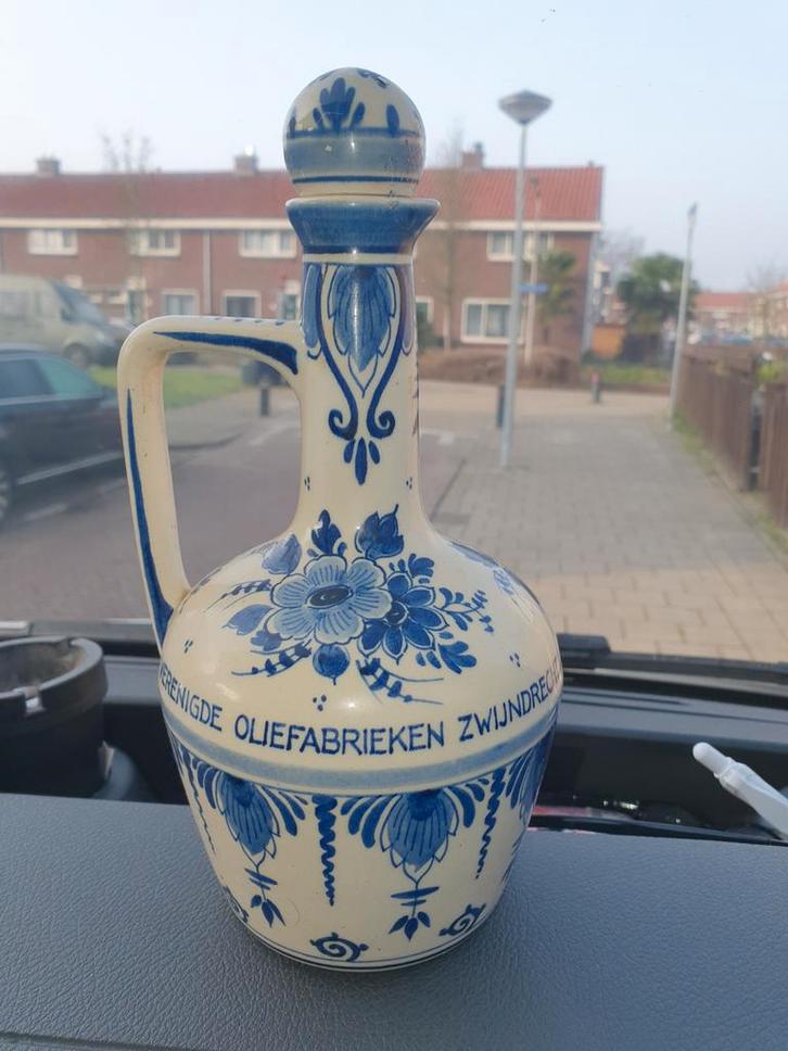 Delfts blauwe kruik. Verenigde Oliefabrieken Zwijndrecht, Antiek en Kunst, Antiek | Vazen, Ophalen