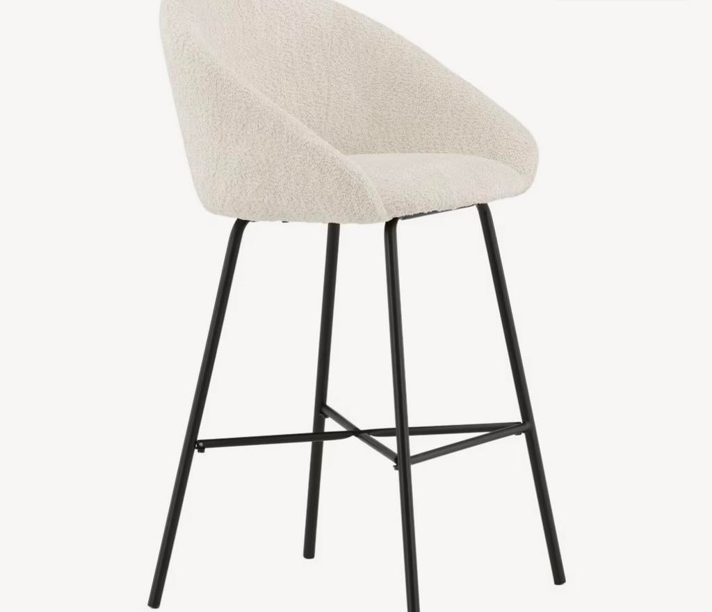 2 x Stijlvolle Teddy Bar Krukken- Comfortabel en Modern, Gebruikt, 60 tot 90 cm, Ophalen of Verzenden, Metaal