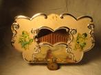 draaiorgel muziek doos-ornamentje van hout, Ophalen of Verzenden