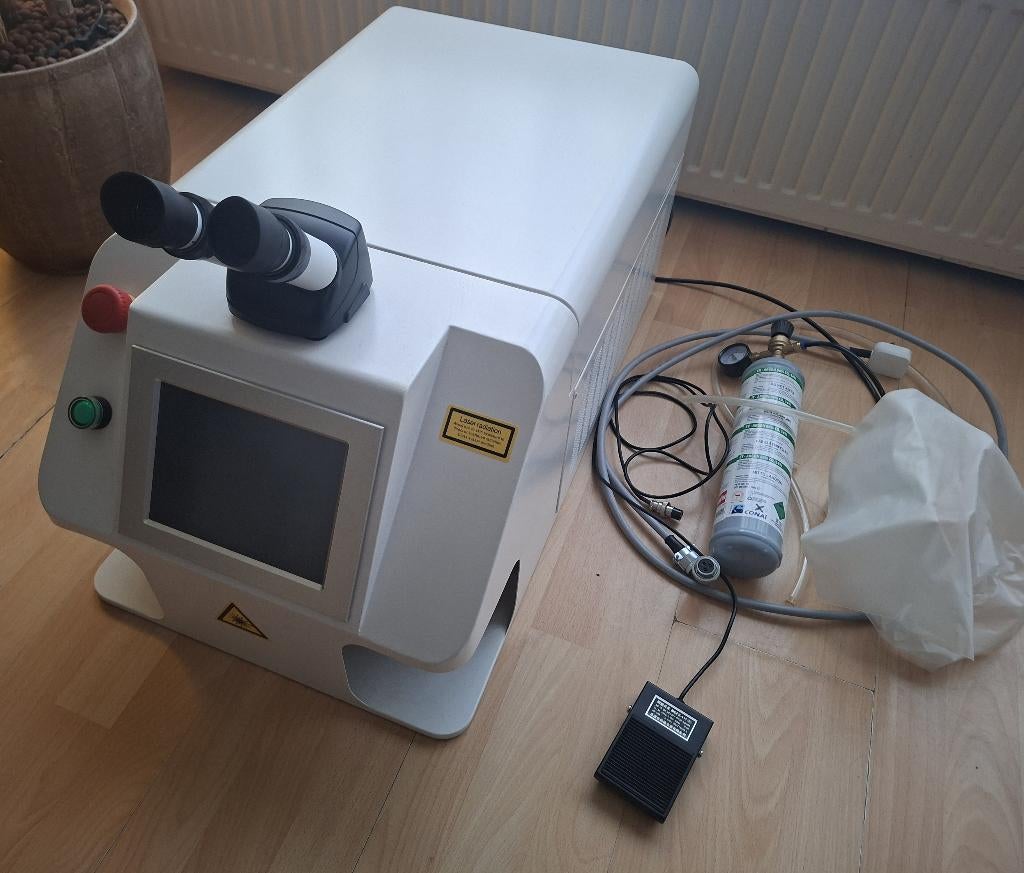 High Power 200w 150J Mini YAG Laserlasmachine goudsmid, Doe-het-zelf en Verbouw, Ophalen, Zo goed als nieuw