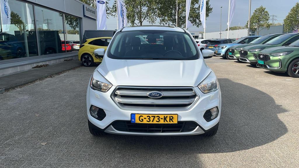 Ford Kuga 1.5 EcoBoost Titanium 182pk | Trekhaak | Winterpac, Auto's, Automaat, 4 cilinders, Lichtsensor, Wit