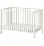 IKEA GULLIVER Babybedje wit, 60x120 cm, Ophalen, Zo goed als nieuw, Ledikant
