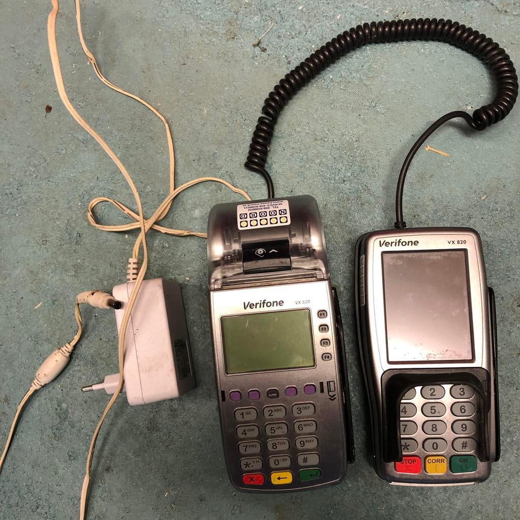 Verifone vx520 betaalterminal, Ophalen, Overige typen