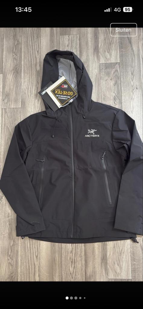 Arc'teryx Gore-Tex Zomerjas - Nieuw met kaartjes, Ophalen of Verzenden, Nieuw, Maat 38/40 (M), Zwart