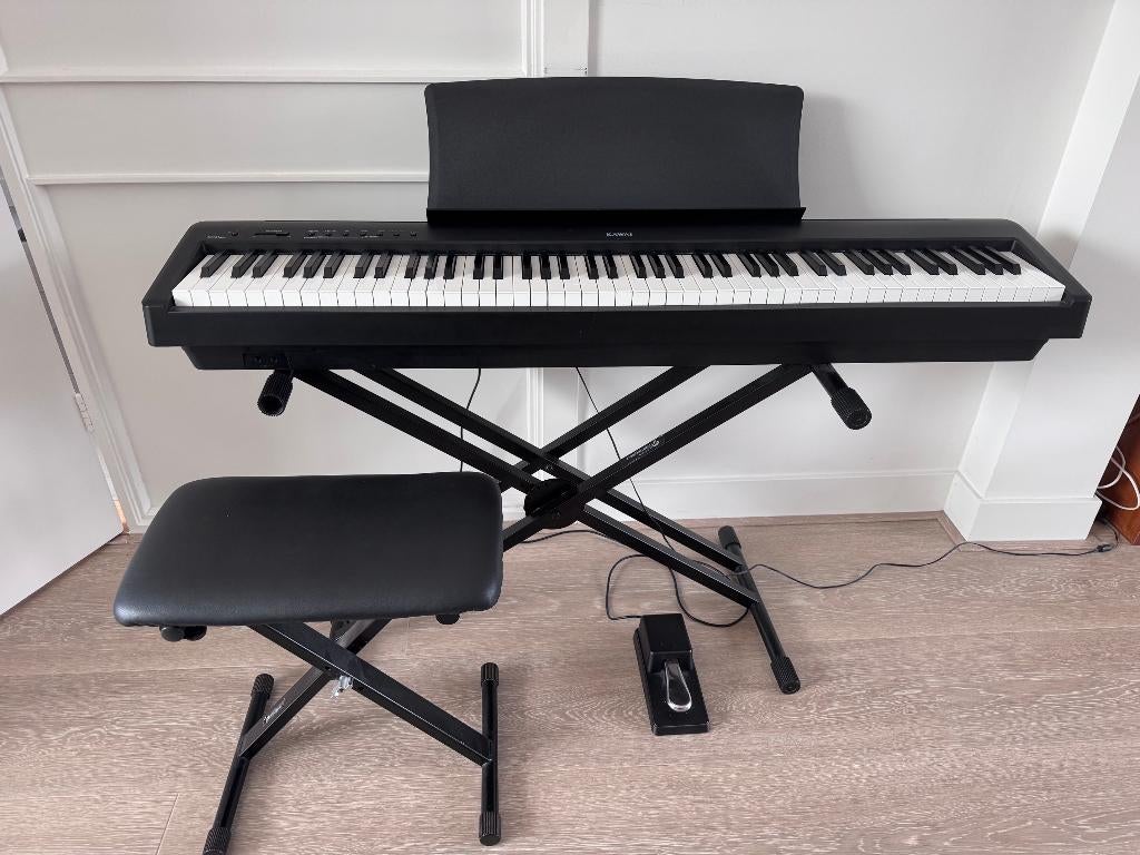Kawai ES100 digitale piano, Muziek en Instrumenten, Piano's, Gebruikt, Piano, Zwart, Digitaal, Ophalen