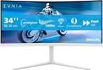 Philips Evnia 34M2C5501A - 34" QHD Curved Gaming Monitor, Computers en Software, Monitoren, Gaming, Ultrawide, 101 t/m 150 Hz