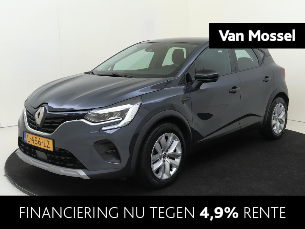 Renault Captur 1.0 TCe 90 Zen | Grijs | Lichtmetalen velgen, Auto's, Renault, Voorwielaandrijving, Stof, Gebruikt, Euro 6