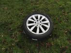 Volkswagen Golf,Caddy,Touran alu, all season banden 17 inch, Ophalen, Gebruikt, Banden en Velgen, 17 inch