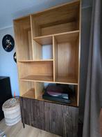 WOOOD Vakkenkast Gravure - 200x100 cm, Huis en Inrichting, Kasten | Boekenkasten, Ophalen, Zo goed als nieuw, 25 tot 50 cm, 200 cm of meer
