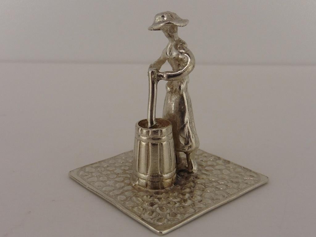 Zilveren miniatuur Karnen                                Z27, Ophalen of Verzenden, Zilver
