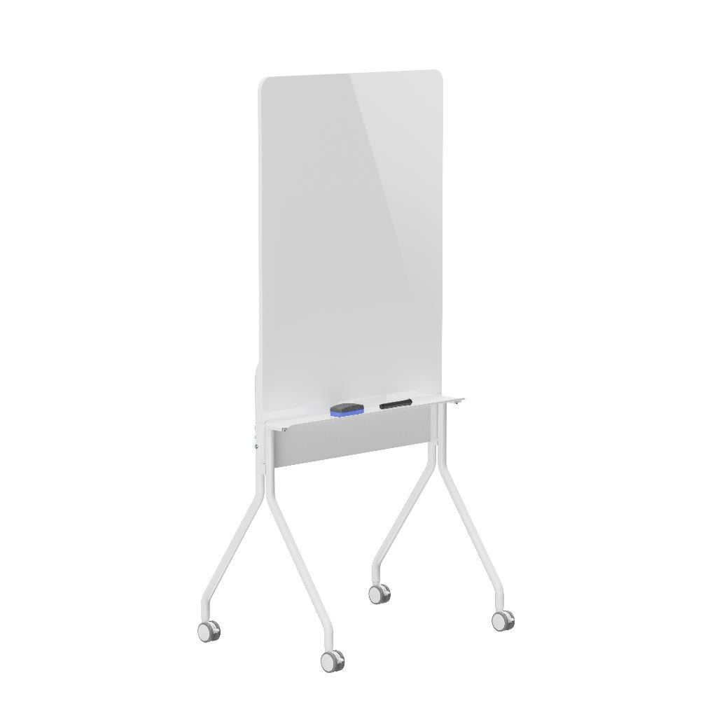 VDD - Whiteboard - met plank - op wielen - enkelzijdig, Ophalen, Mobiel, Nieuw, Whiteboard
