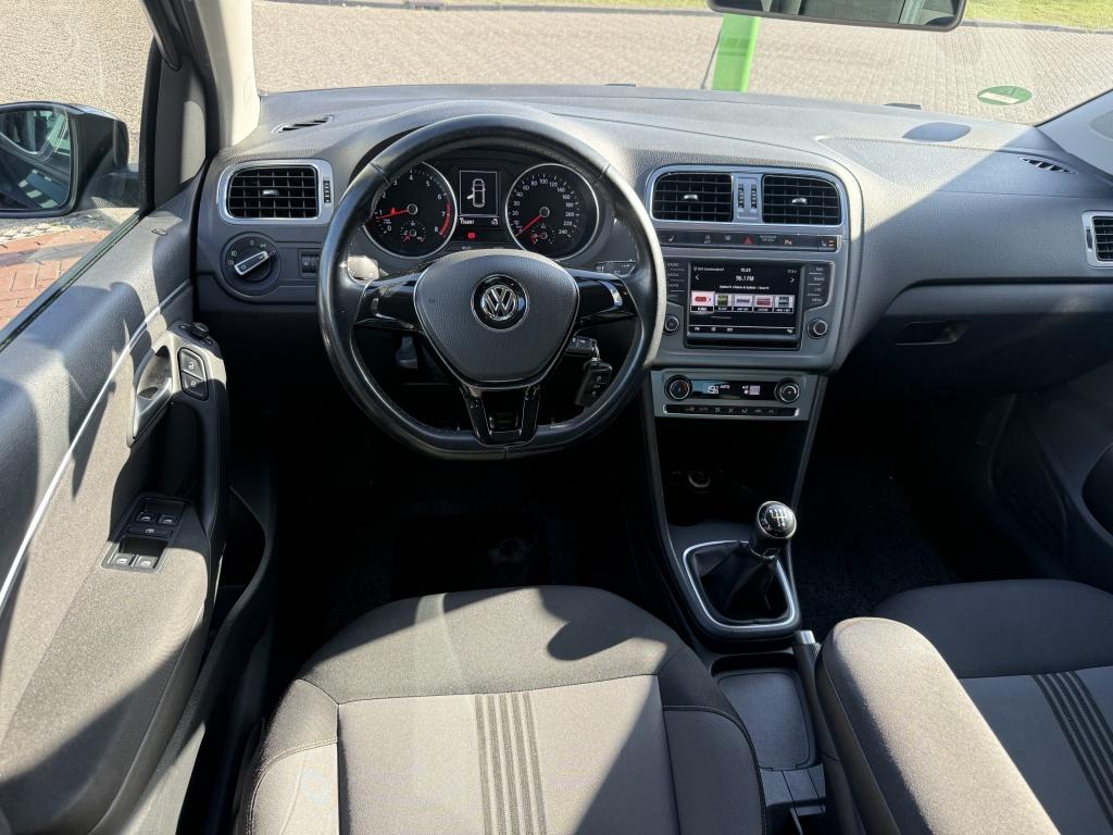 Volkswagen Polo 1.2 TSI Highline airco navi nette polo, Auto's, 21 km/l, Euro 6, 4 cilinders, Zwart