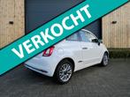 Fiat 500 C 1.2 Lounge *Vol uniek leder *Airco *Parelmoer, Voorwielaandrijving, Gebruikt, 4 cilinders, Cabriolet