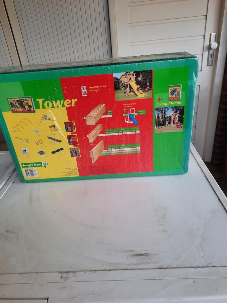 Jungle Gym Tower of Hut speeltoestel bouwpakket, Ophalen of Verzenden, Zo goed als nieuw, Aanbouwonderdeel