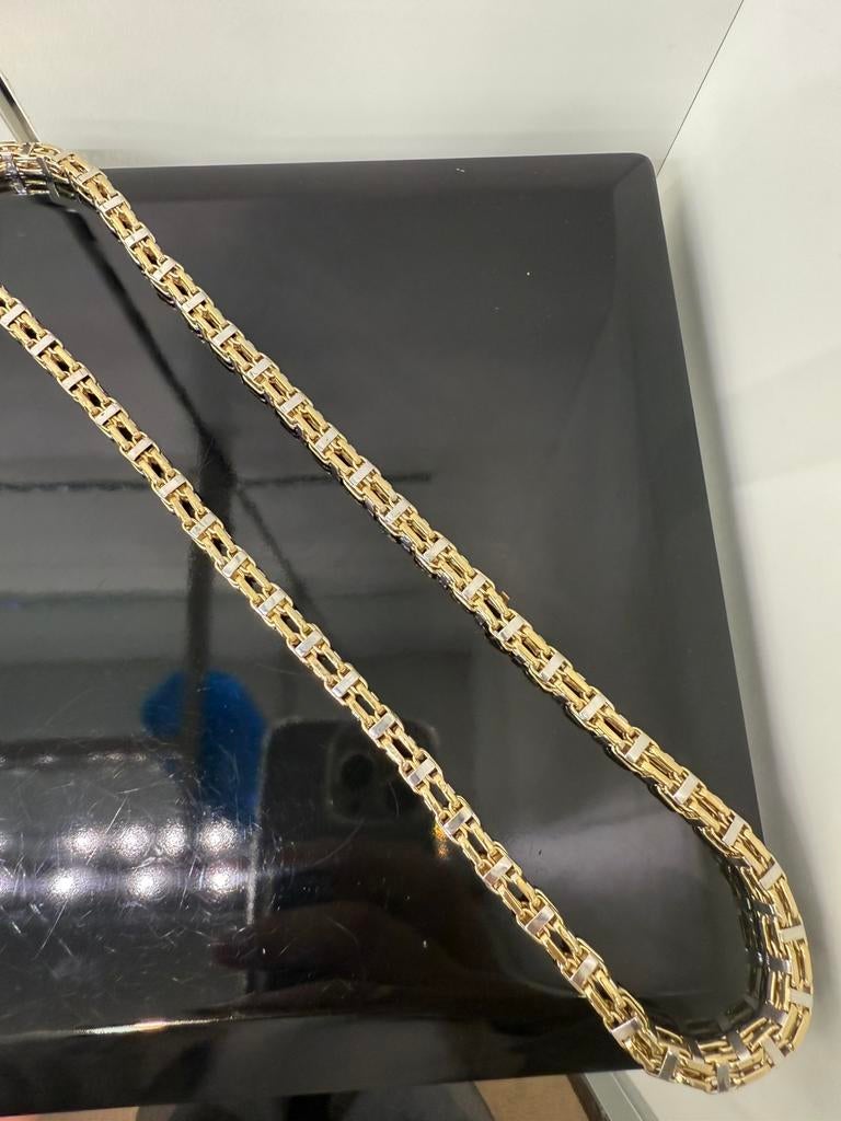 Prachtige 14 karaats gouden MAGNUM ketting, Sieraden, Tassen en Uiterlijk, Kettingen, Ophalen of Verzenden, Goud