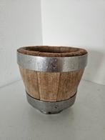 Houten kaasvorm met metalen banden, Ophalen of Verzenden