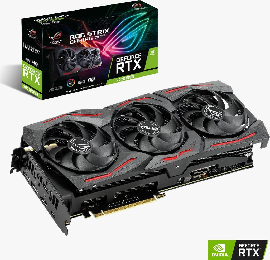 ASUS ROG Strix RTX 2070 Super 8GB Gaming Advanced Videokaart, Computers en Software, Videokaarten, PCI-Express 4, Ophalen of Verzenden