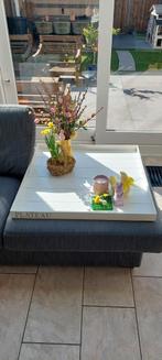 Groot wit dienblad, Huis en Inrichting, Ophalen of Verzenden, Gebruikt, Vierkant, Hout