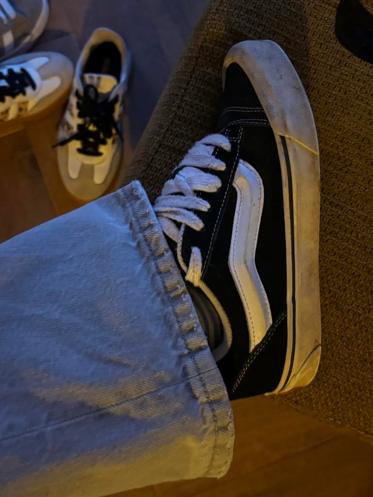 Vans Old School sneakers maat 37, Ophalen of Verzenden, Zo goed als nieuw, Zwart, Sneakers of Gympen