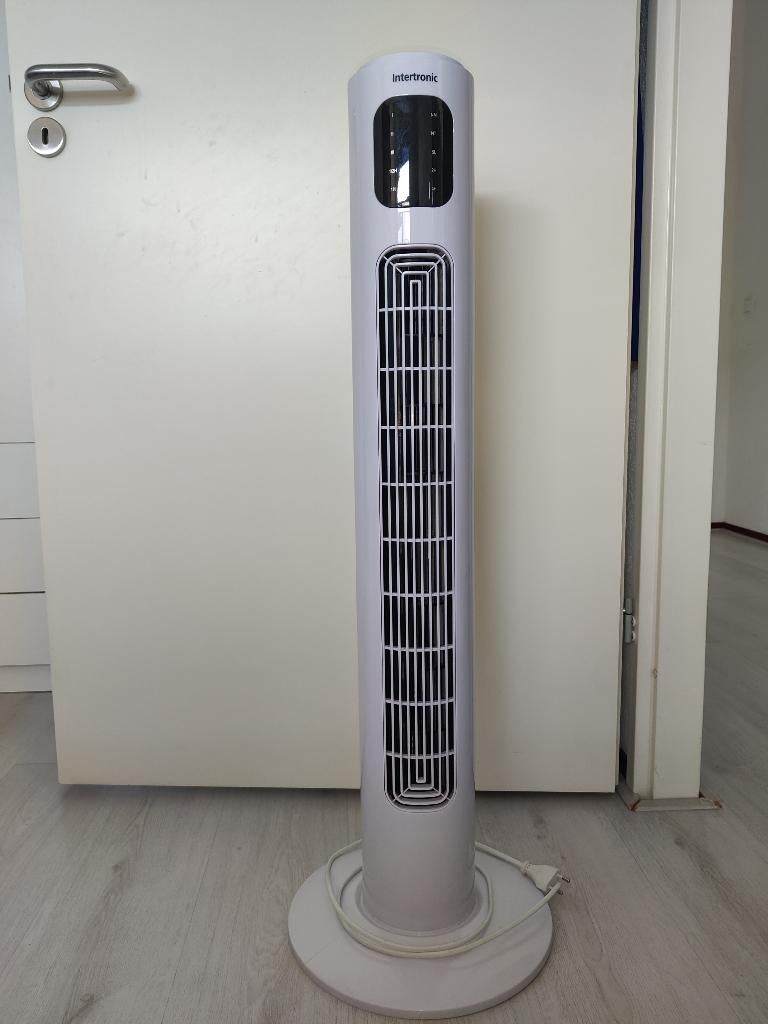 torenventilator intertronic hoogte 94cm, Witgoed en Apparatuur, Ventilatoren, Ophalen, Zo goed als nieuw, Torenventilator