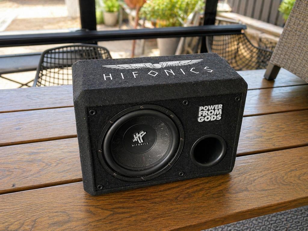 Hifonics subwoofer + JBL GTO 4000 versterker car audio set, Ophalen, Zo goed als nieuw