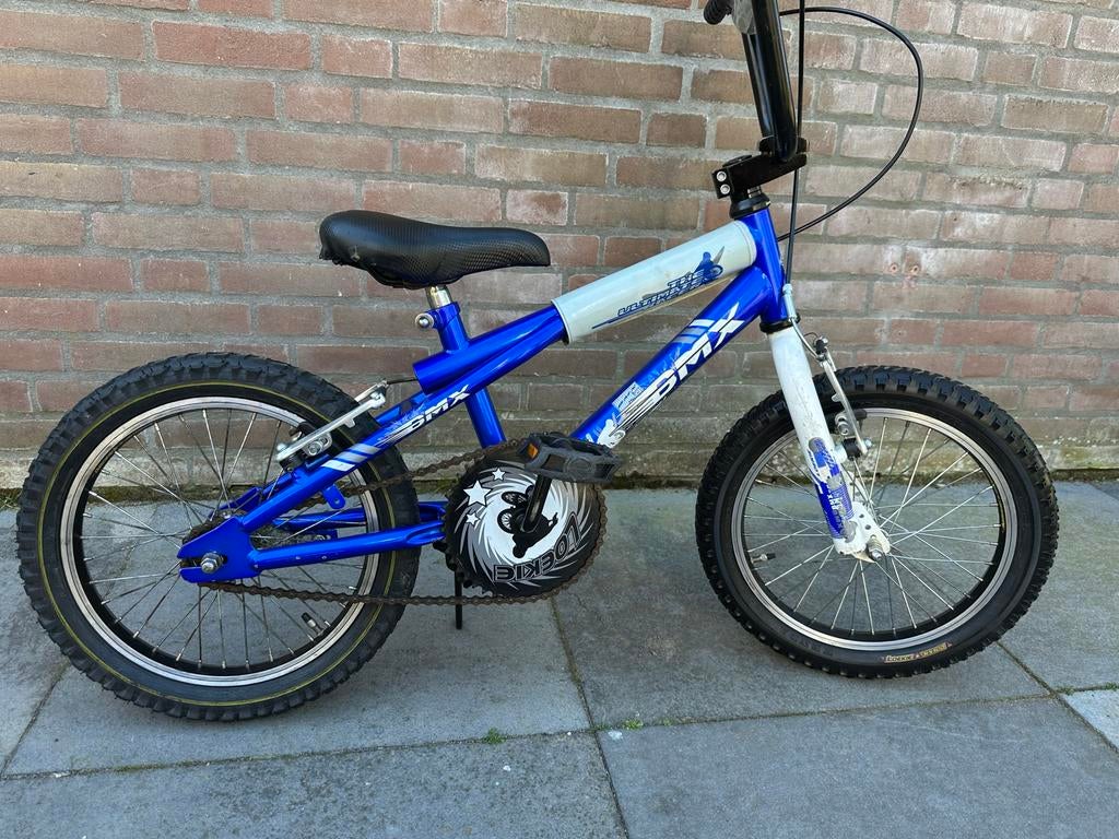 Loeki BMX 16 inch met terugtraprem, Ophalen of Verzenden, Gebruikt, Terugtraprem, 16 tot 20 inch