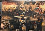 Groot Max Verstappen Print - Formule 1 Kunstwerk 160x115 cm, Huis en Inrichting, Nieuw, 125 cm of meer, Ophalen of Verzenden, Print