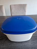 Tupperware Serveer Wonder Wit Blauw - Handige Serveerschaal, Ophalen of Verzenden, Gebruikt, Blauw, Schaal