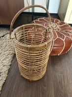 Sfeervolle Rieten stolp / mand / bewaarbox, Ophalen, Zo goed als nieuw, Rond, Riet