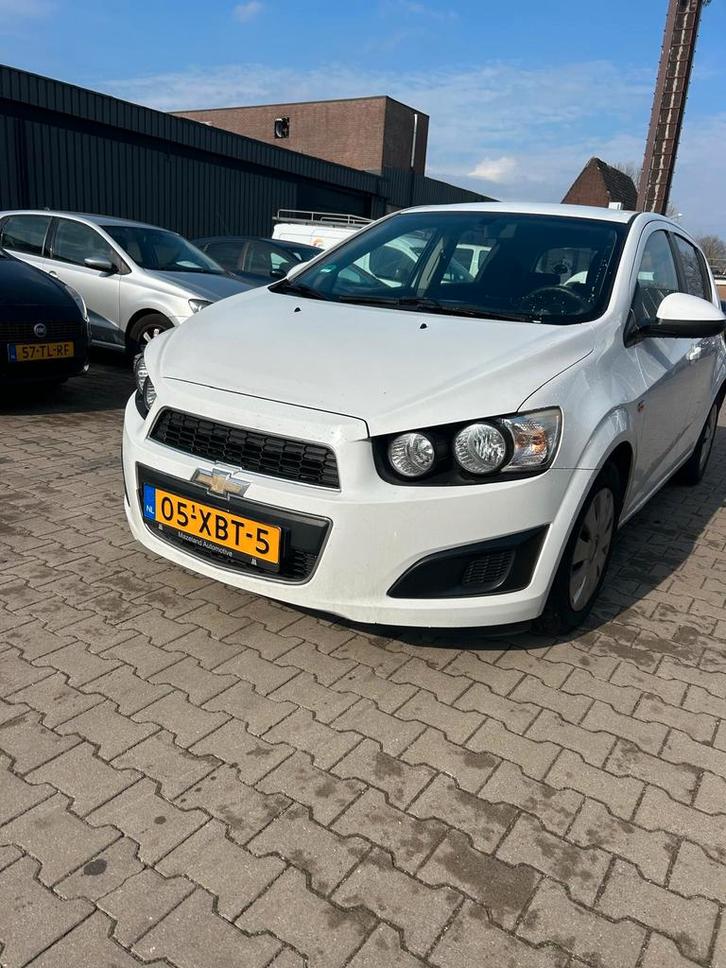 Chevrolet Aveo 1.3D 5-DEURS 2012 Wit, Auto's, Chevrolet, Bedrijf, Aveo, Diesel, Euro 5, B, Hatchback, Handgeschakeld, Origineel Nederlands