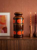 Vintage Scheurich vaas (HKliving stijl), Ophalen of Verzenden, Overige kleuren, Aardewerk of Porselein, Minder dan 50 cm