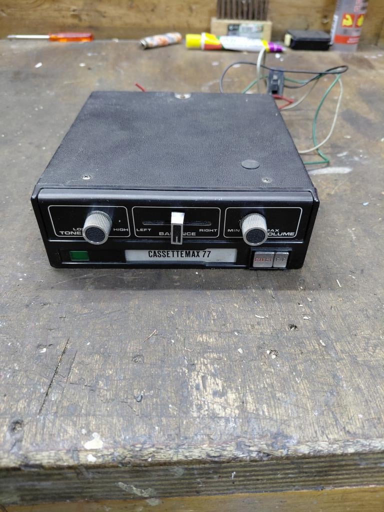 Vintage Cassettemax 77 cassetterecorder, Audio, Tv en Foto, Cassettedecks, Ophalen of Verzenden, Overige merken