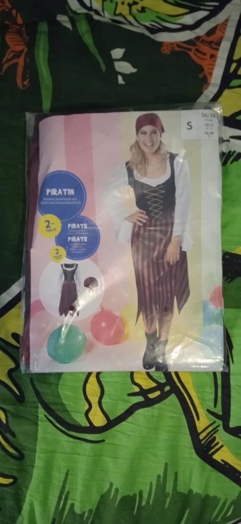 Piratenkostuum maat S, Ophalen, Carnaval, Nieuw, Kleding