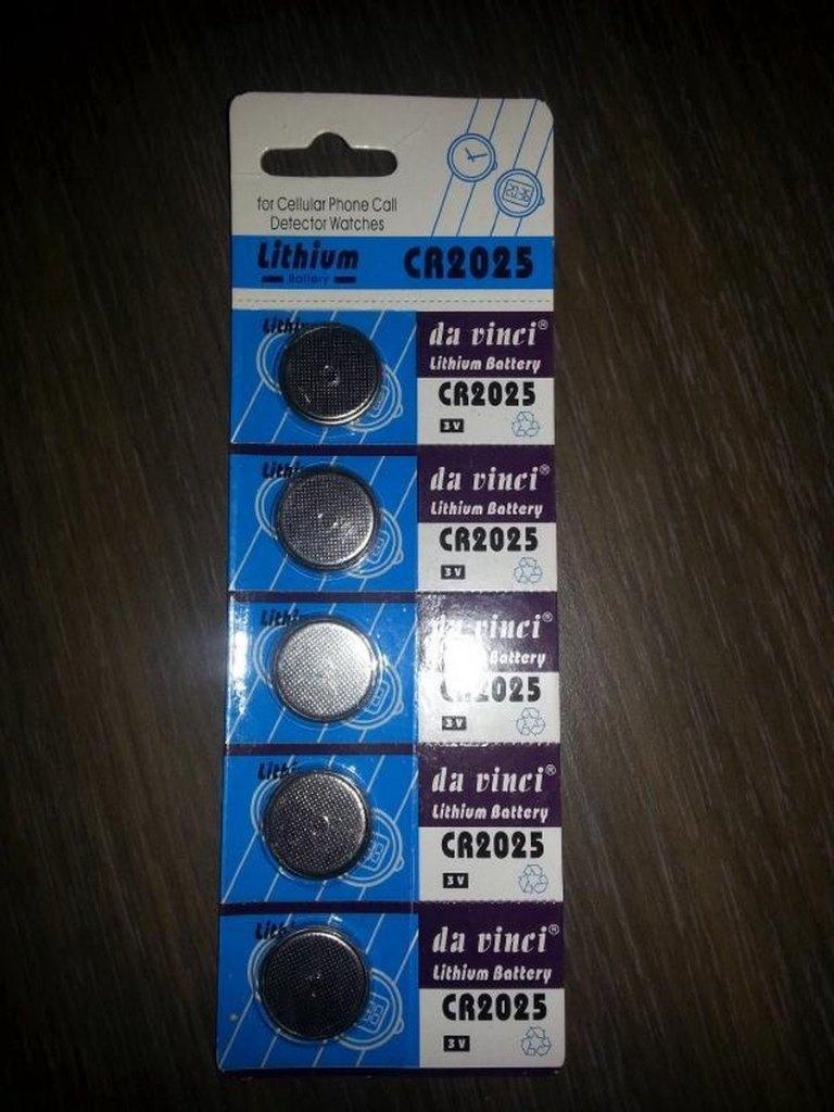 CR2025 Knoopcel Batterijen Strip 5 Stuks, Ophalen, Nieuw
