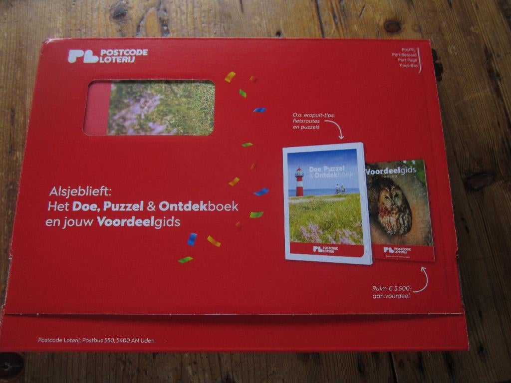 postcode loterij boeken., Boeken, Natuur, Ophalen of Verzenden, Nieuw, Natuur algemeen, Postcodeloterij