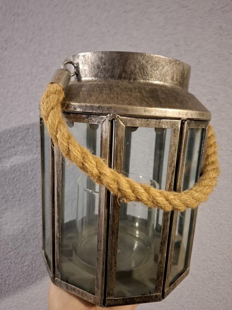 lantaarn voor kaars, Overige materialen, Overige kleuren, Ophalen of Verzenden, Zo goed als nieuw