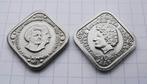 Twee herdenkingspenningen – 30 jr. vrijheid & Juliana 70 jr., Postzegels en Munten, Penningen en Medailles, Ophalen of Verzenden