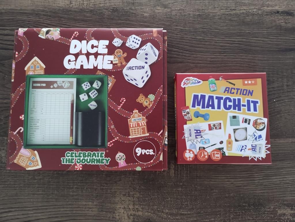 Spelletjes (winkelketen Action), Ophalen of Verzenden, Nieuw