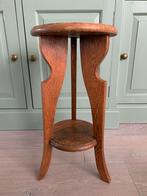 Charmant vintage eiken plantentafeltje/nachtkastje, Ophalen