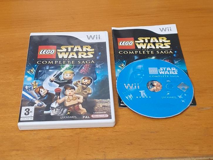 WII | Lego Star Wars The Complete Saga, Spelcomputers en Games, Games | Nintendo Wii, Gebruikt, Avontuur en Actie, 2 spelers, Vanaf 3 jaar