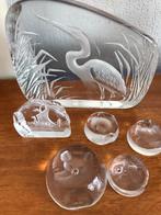 Gesigneerd glaswerk. Sweden, Ophalen of Verzenden