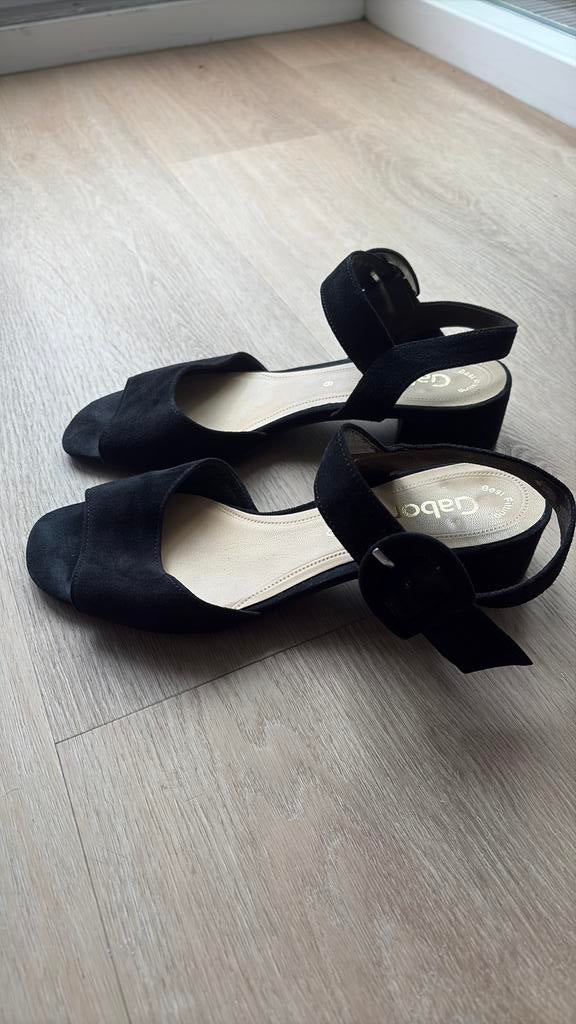 Gabor sandalen 39, Kleding | Dames, Schoenen, Ophalen of Verzenden, Zo goed als nieuw, Zwart, Sandalen of Muiltjes