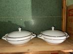 Schumann Bavaria dekschalen - 2 stuks in nette staat, Gebruikt, Porselein of Keramiek, Schaal, Rond
