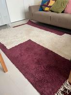 Vloerkleed 230x160 bordeux rood/wit, Ophalen, 150 tot 200 cm, 200 cm of meer, Rechthoekig