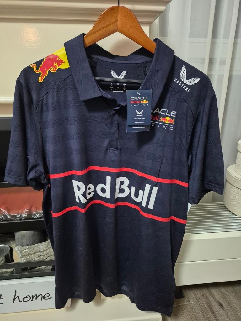 Red Bull Racing Castore Polo Shirt Maat L, Ophalen of Verzenden, Nieuw, Blauw